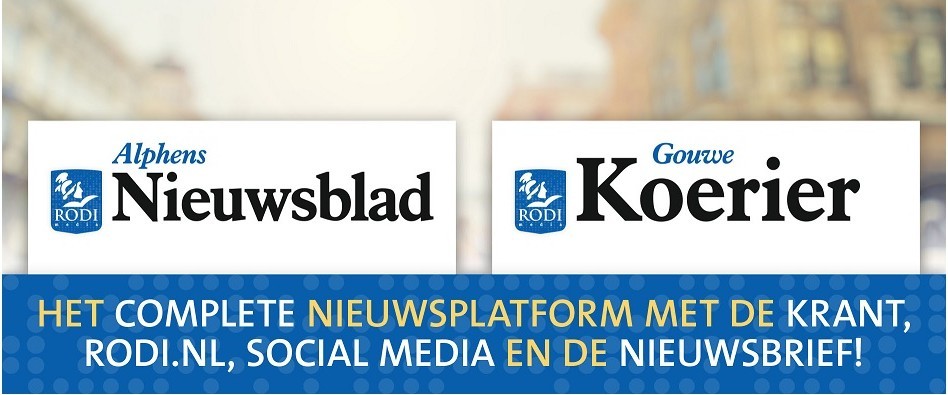 Rodi Media gaat van start met Alphens Nieuwsblad en de Gouwe Koerier
